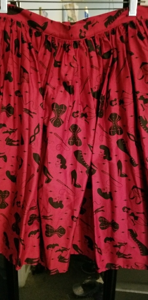 *SOLD* Deadly Dames Fetish print skirt